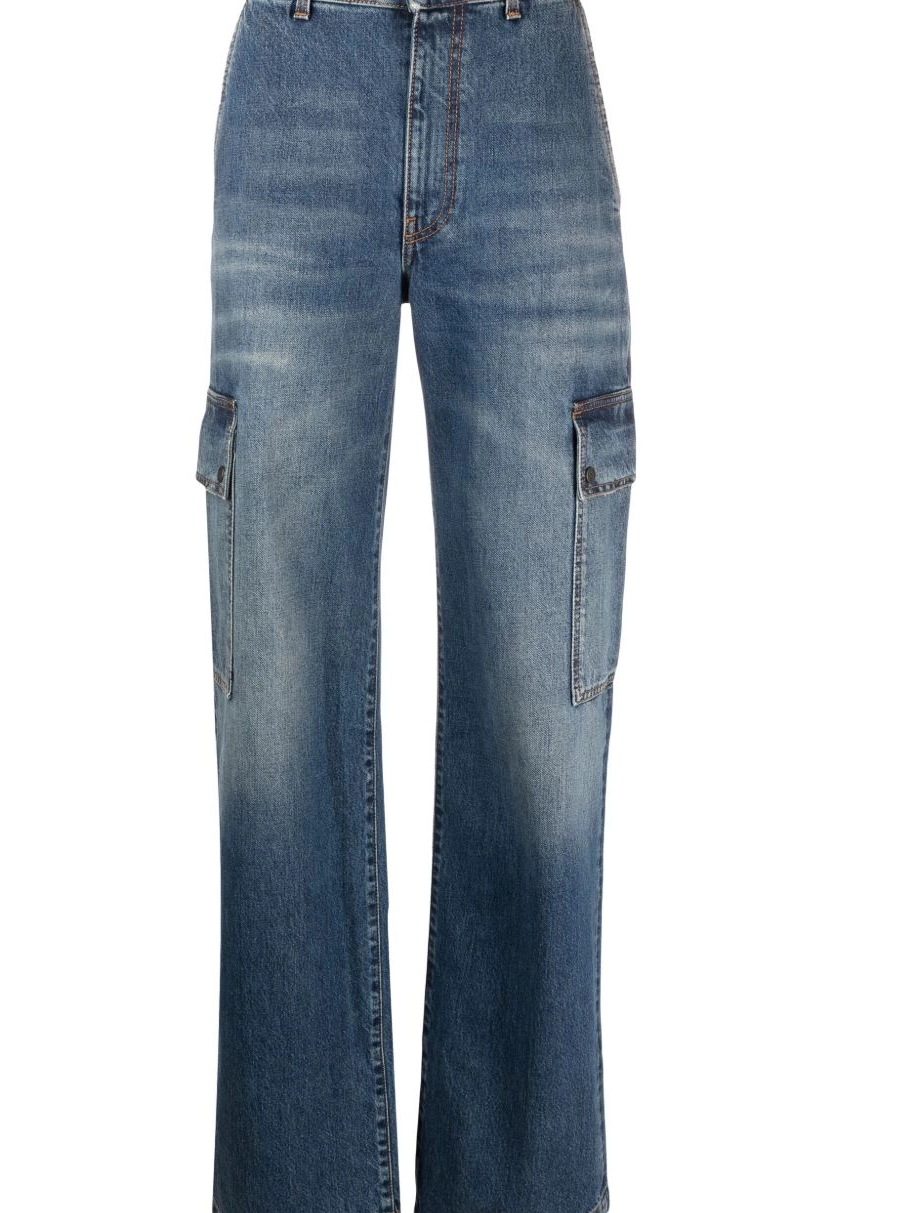Affordable cargo-pockets McCartney straight-leg jeans Women Stella 0731